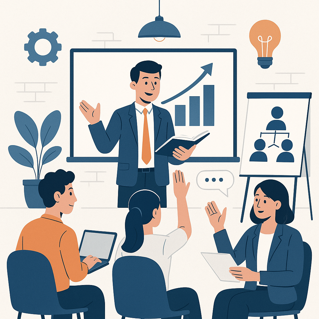 تدريب وتطوير فرق العمل للشركات